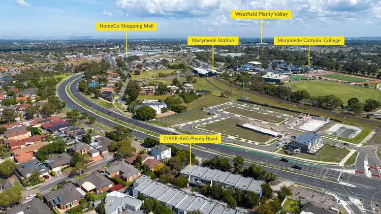 Floorplan of Homely townhouse listing, 7/958-960 Plenty Road, South Morang VIC 3752