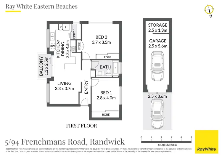 Floorplan of Homely apartment listing, 5/94 Frenchmans Road, Randwick NSW 2031