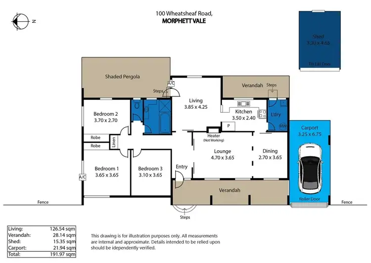 Floorplan of Homely house listing, 100 Wheatsheaf Road, Morphett Vale SA 5162