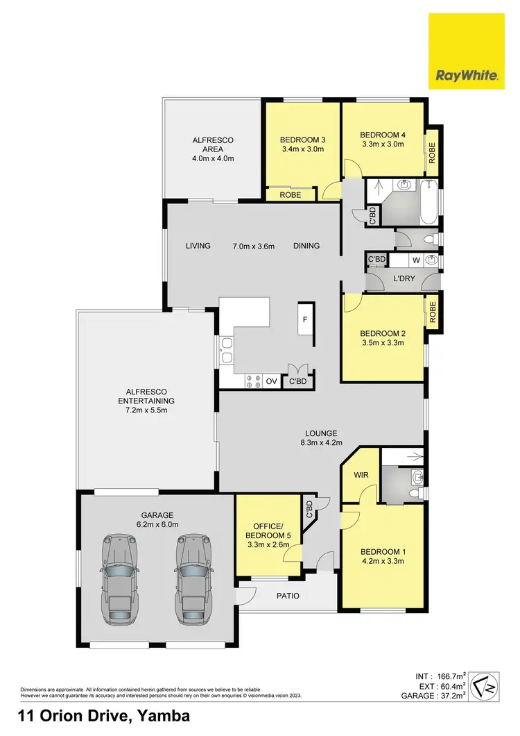 Floorplan of Homely house listing, 11 Orion Drive, Yamba NSW 2464