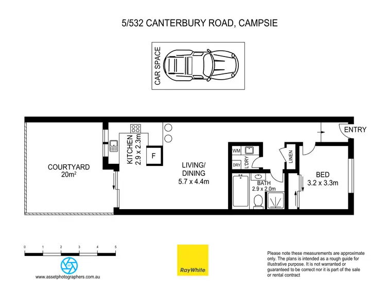 Floorplan of Homely apartment listing, 5/532-536 Canterbury Road, Campsie NSW 2194