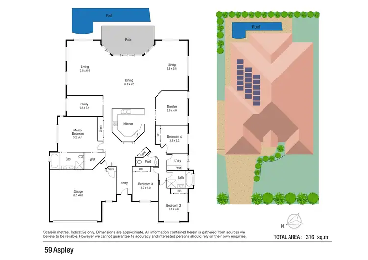 Floorplan of Homely house listing, 59 Aspley Drive, Kirwan QLD 4817