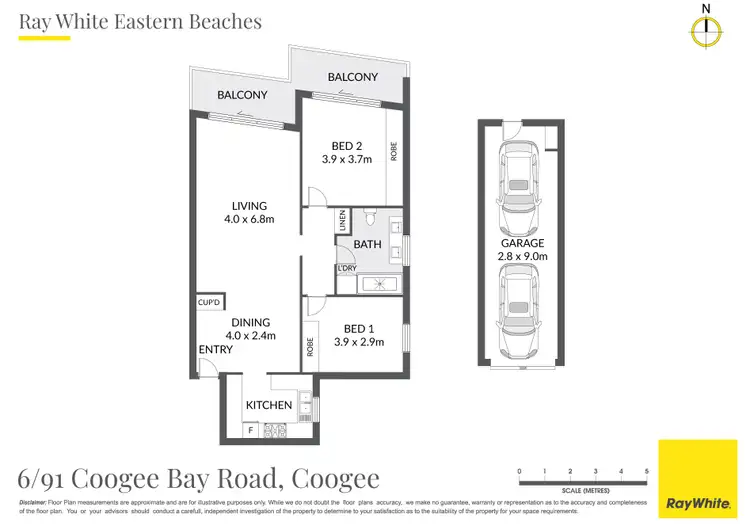 Floorplan of Homely apartment listing, 6/91 Coogee Bay Road, Coogee NSW 2034