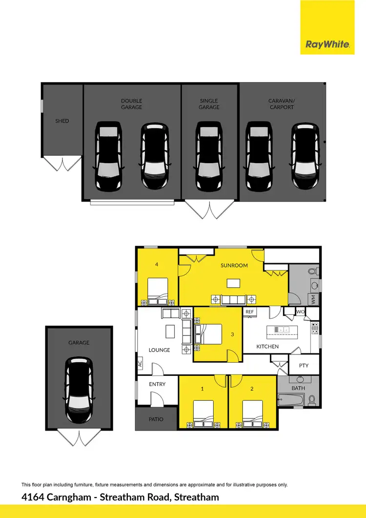 Floorplan of Homely house listing, 4164 Carngham - Streatham Road, Streatham VIC 3351
