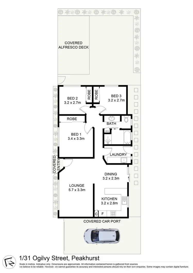 Floorplan of Homely house listing, 1/31 Ogilvy Street, Peakhurst NSW 2210