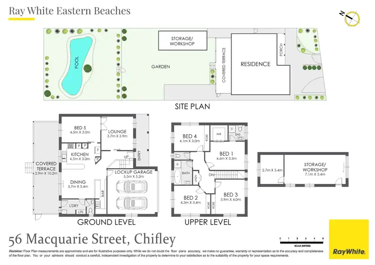 Floorplan of Homely house listing, 56 Macquarie Street, Chifley NSW 2036