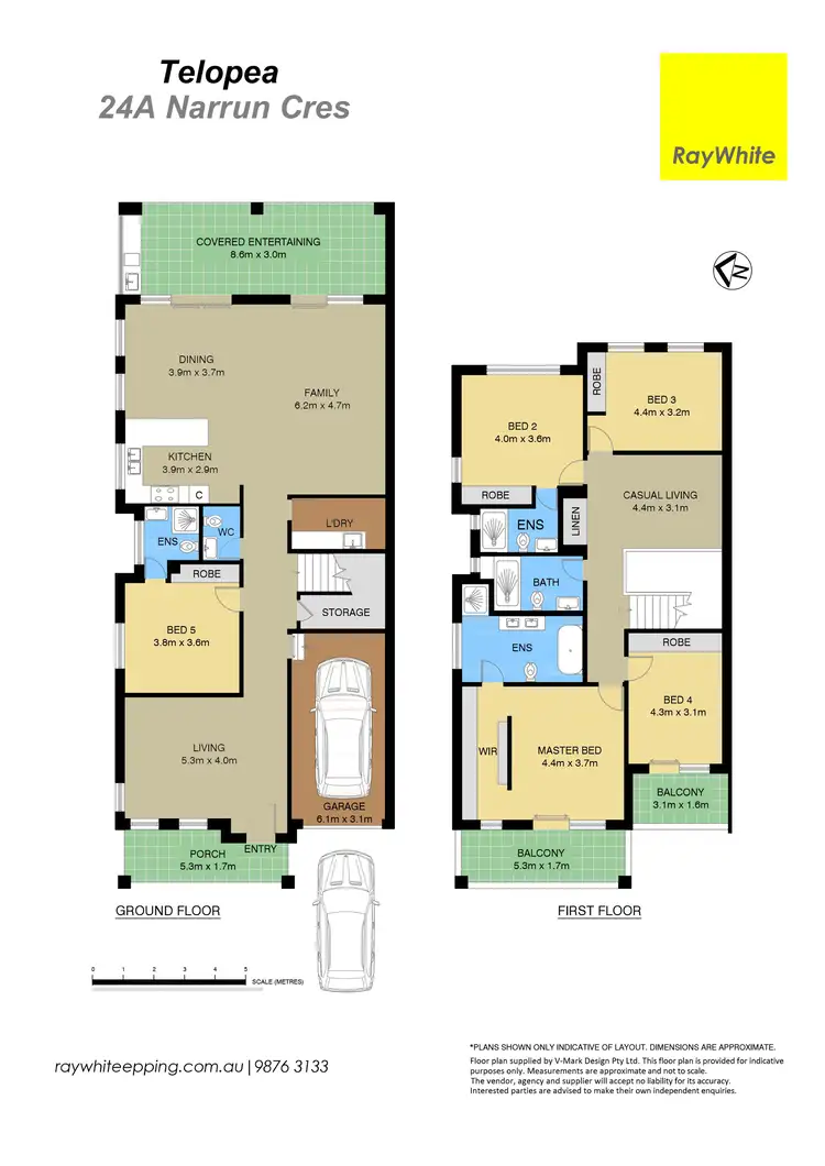 Floorplan of Homely semi-detached listing, 24A Narrun Crescent, Telopea NSW 2117