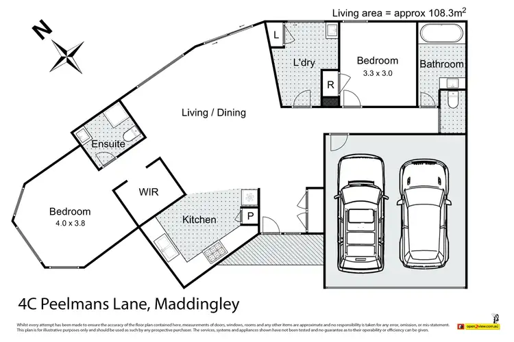 Floorplan of Homely unit listing, 4C Peelmans Lane, Maddingley VIC 3340