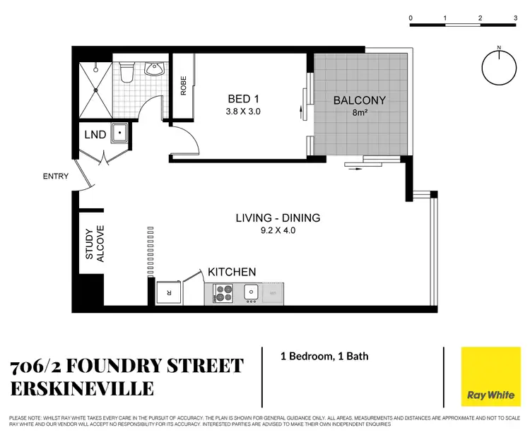 Floorplan of Homely apartment listing, C706/2 Foundry Street, Erskineville NSW 2043