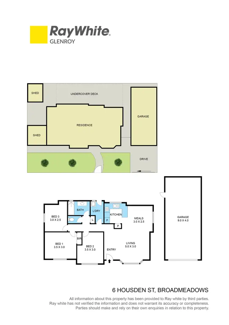 Floorplan of Homely unit listing, 6 Housden Street, Broadmeadows VIC 3047