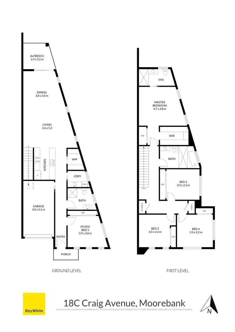 Floorplan of Homely house listing, 18C Craig Avenue, Moorebank NSW 2170