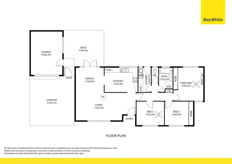 Floorplan of Homely house listing, 105B East Terrace, Henley Beach SA 5022