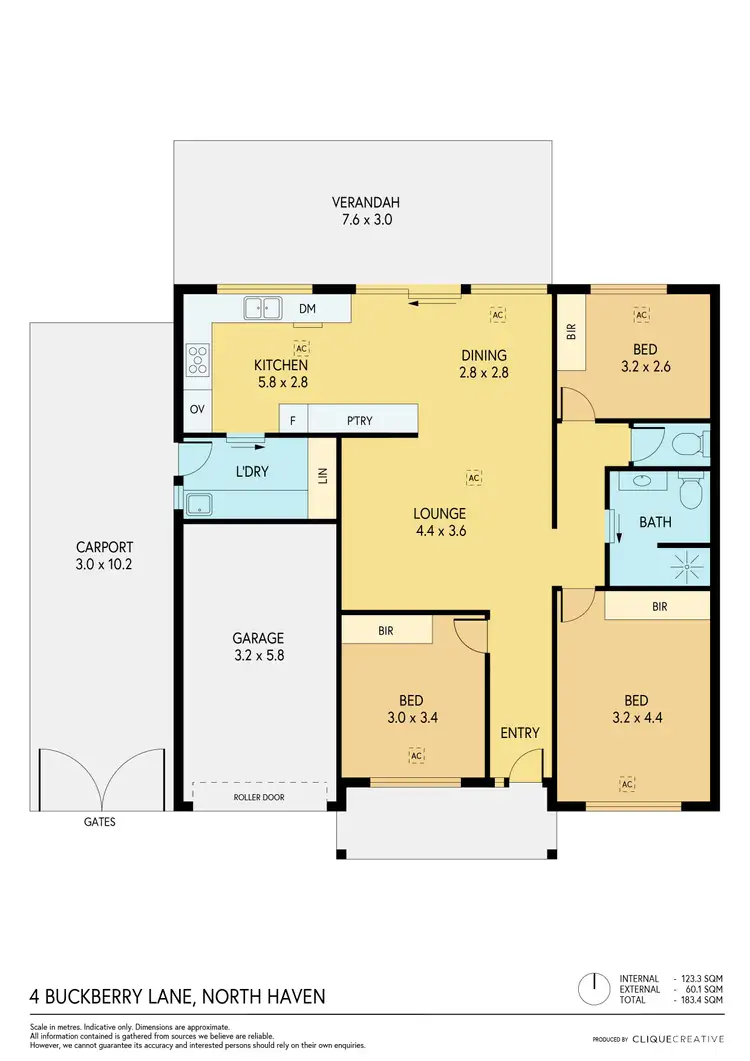 Floorplan of Homely house listing, 4 Buckberry Lane, North Haven SA 5018