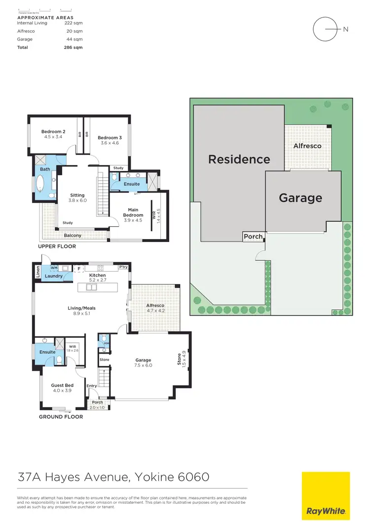 Floorplan of Homely house listing, 37A Hayes Avenue, Yokine WA 6060