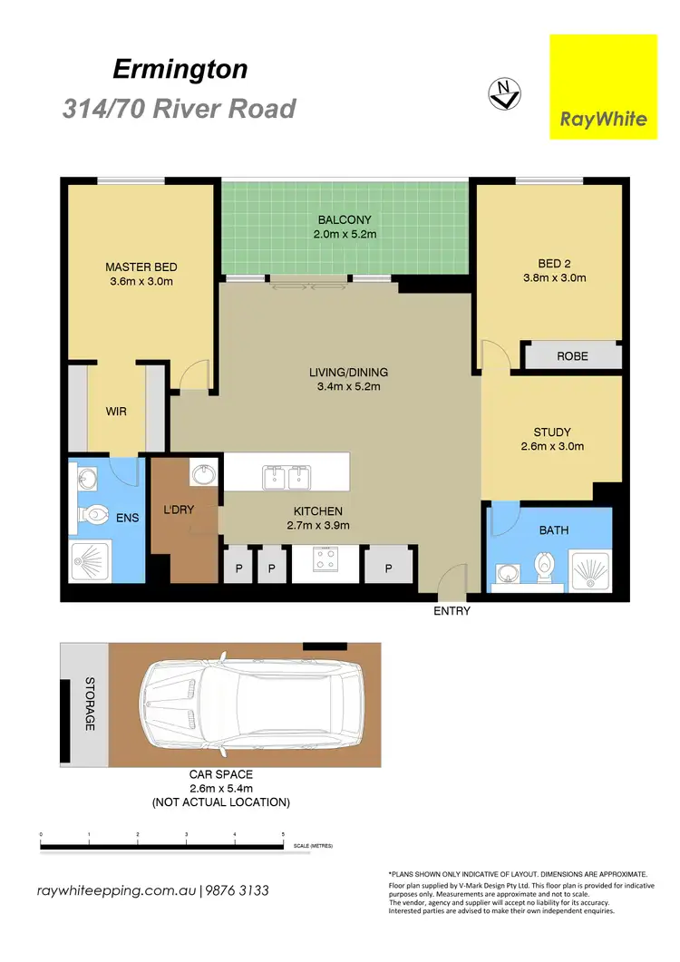 Floorplan of Homely apartment listing, 314/70 River Road, Ermington NSW 2115