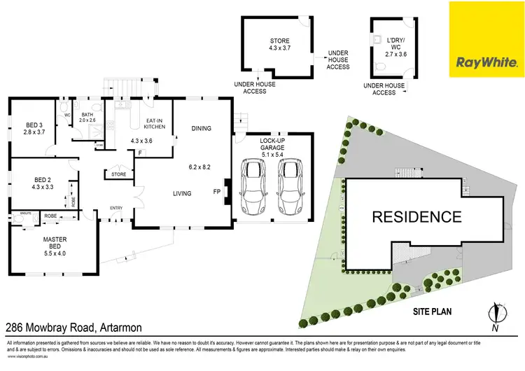 Floorplan of Homely house listing, 286 Mowbray Road, Artarmon NSW 2064