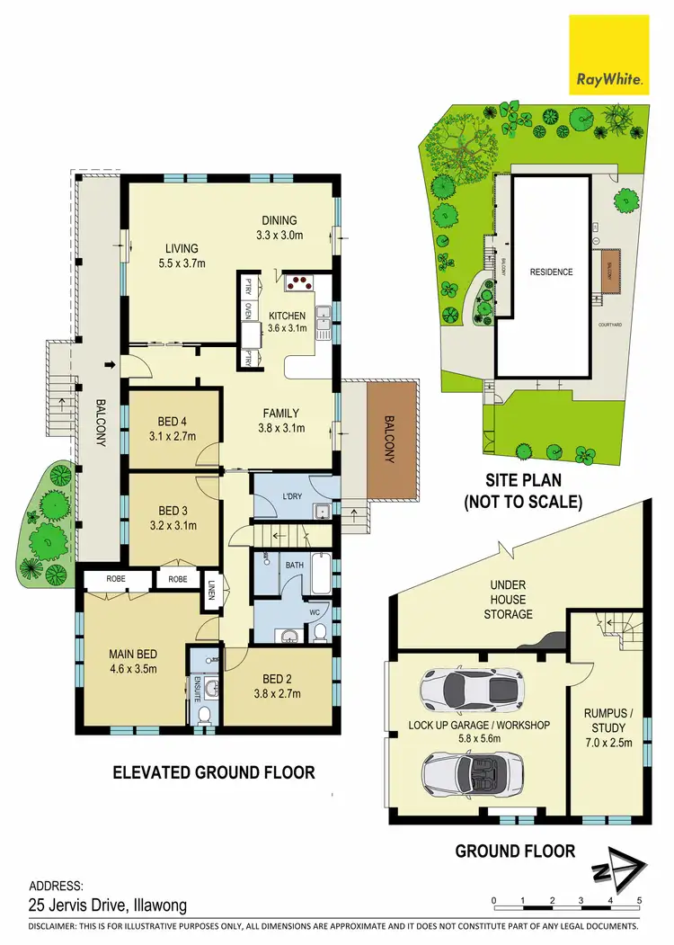 Floorplan of Homely house listing, 25 Jervis Drive, Illawong NSW 2234