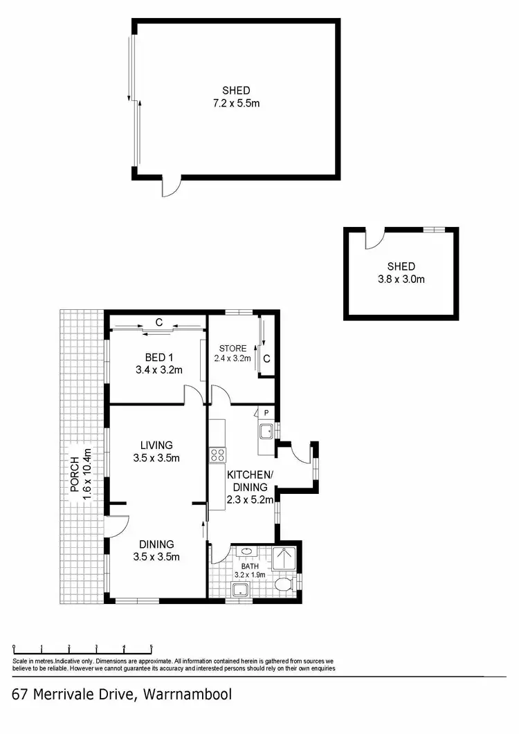 Floorplan of Homely house listing, 67 Merrivale Drive, Warrnambool VIC 3280