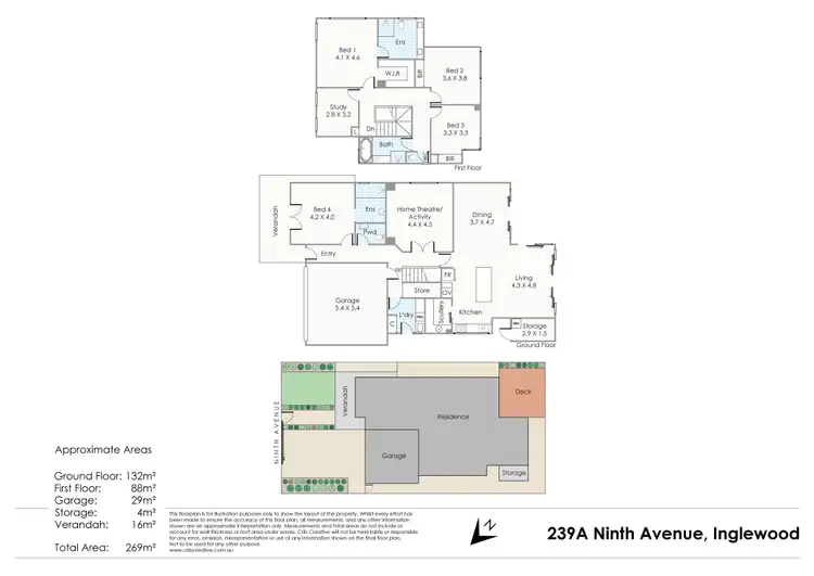 Floorplan of Homely house listing, 239A Ninth Avenue, Inglewood WA 6052