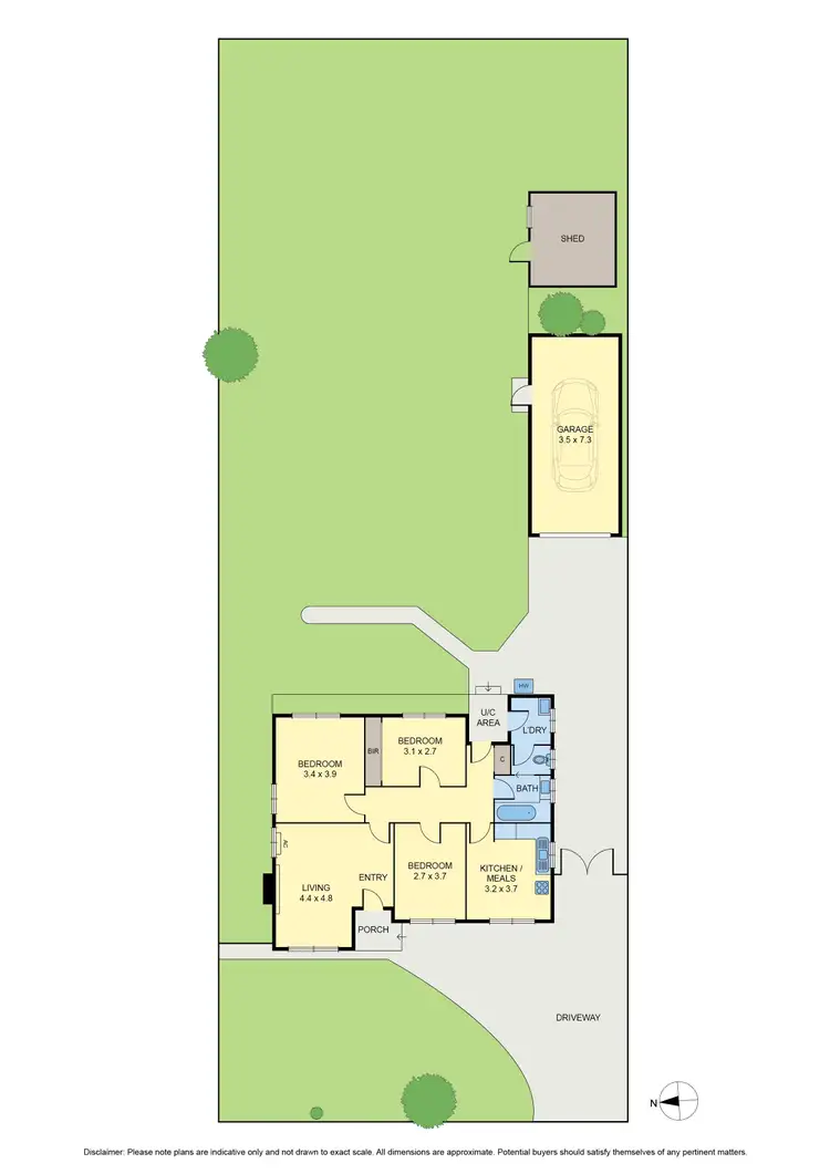 Floorplan of Homely house listing, 48 Glen Street, Glenroy VIC 3046