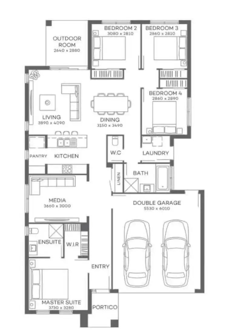 Floorplan of Homely house listing, 7 Pera Crescent, Warwick QLD 4370