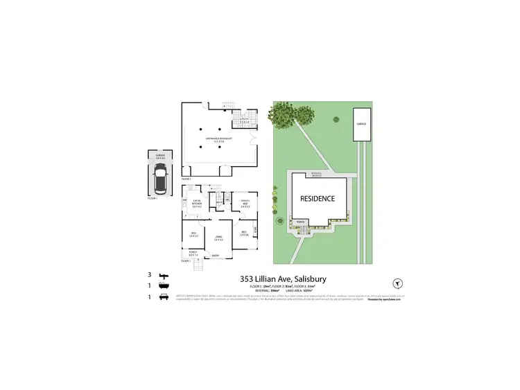 Floorplan of Homely house listing, 353 Lillian Avenue, Salisbury QLD 4107
