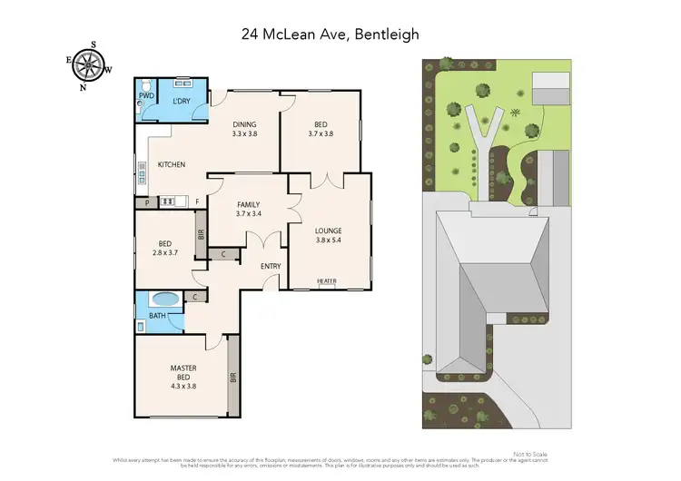 Floorplan of Homely house listing, 24 McLean Avenue, Bentleigh VIC 3204