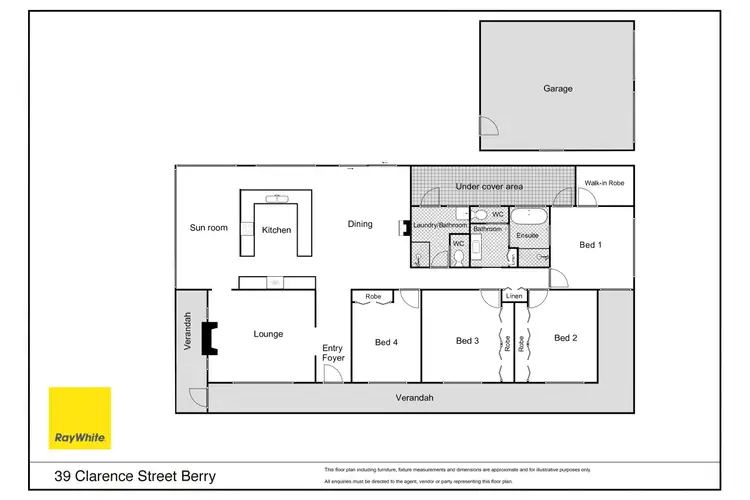 Floorplan of Homely house listing, 39 Clarence Street, Berry NSW 2535