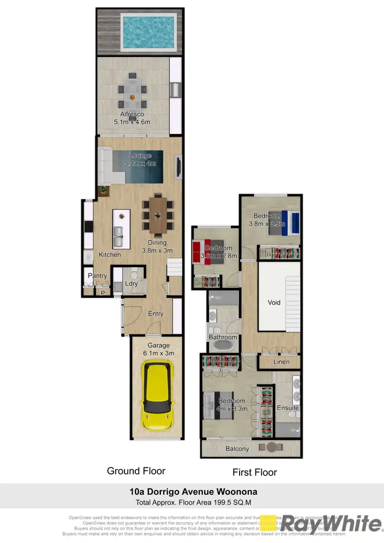 Floorplan of Homely house listing, 10A Dorrigo Avenue, Woonona NSW 2517