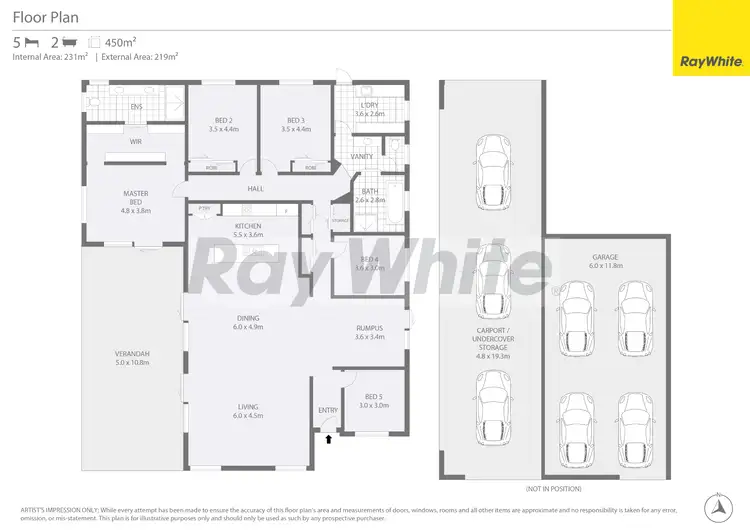 Floorplan of Homely house listing, 17A McCall Place, Bli Bli QLD 4560
