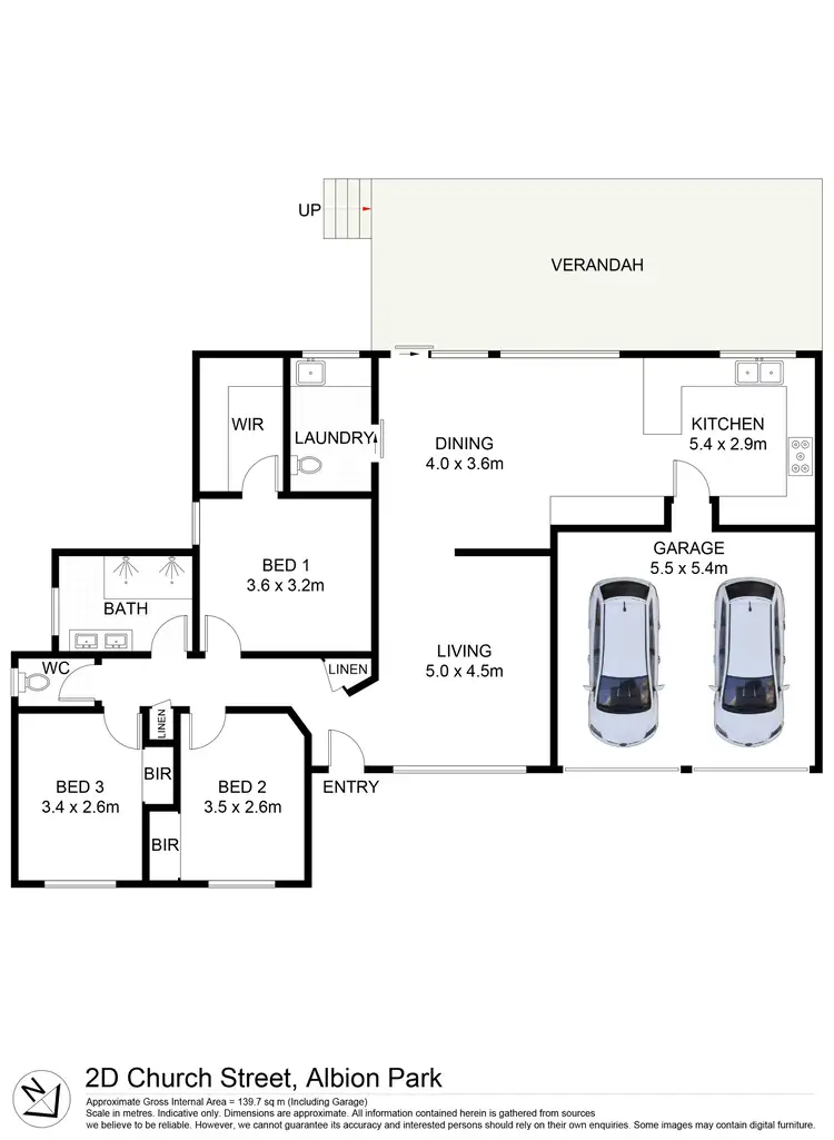 Floorplan of Homely house listing, 2D Church Street, Albion Park NSW 2527