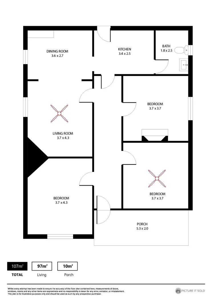 Floorplan of Homely house listing, 38 Stanley Street, Woodville Park SA 5011