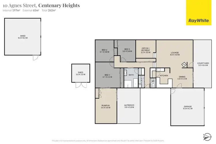 Floorplan of Homely house listing, 10 Agnes Street, Centenary Heights QLD 4350
