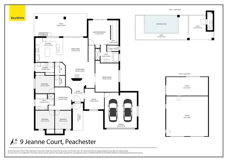 Floorplan of Homely house listing, 9 Jeanne Court, Peachester QLD 4519