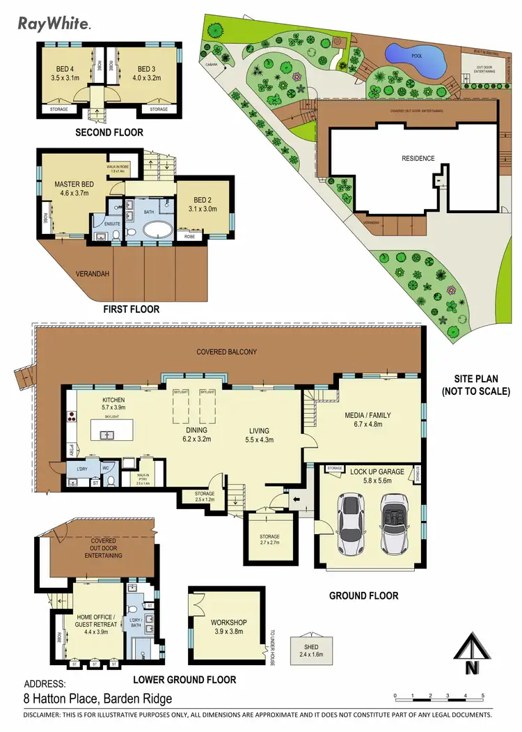 Floorplan of Homely house listing, 8 Hatton Place, Barden Ridge NSW 2234