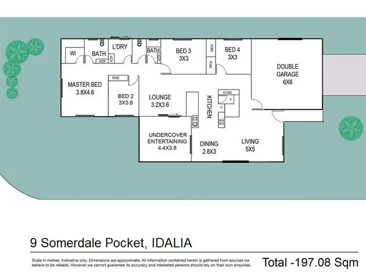 Floorplan of Homely house listing, 9 Somerdale Pocket, Idalia QLD 4811