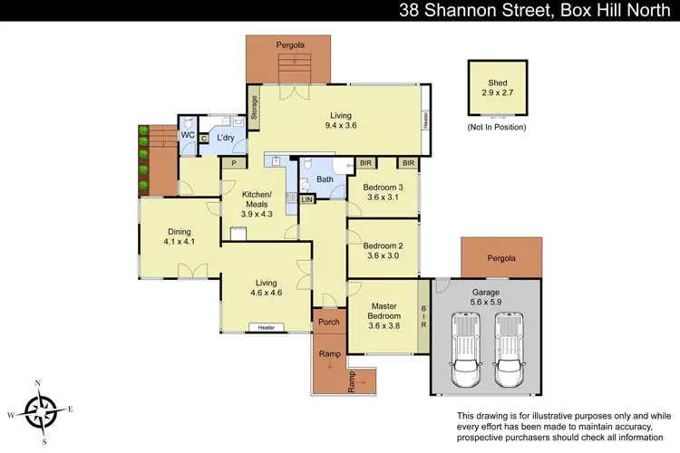 Floorplan of Homely house listing, 38 Shannon Street, Box Hill North VIC 3129