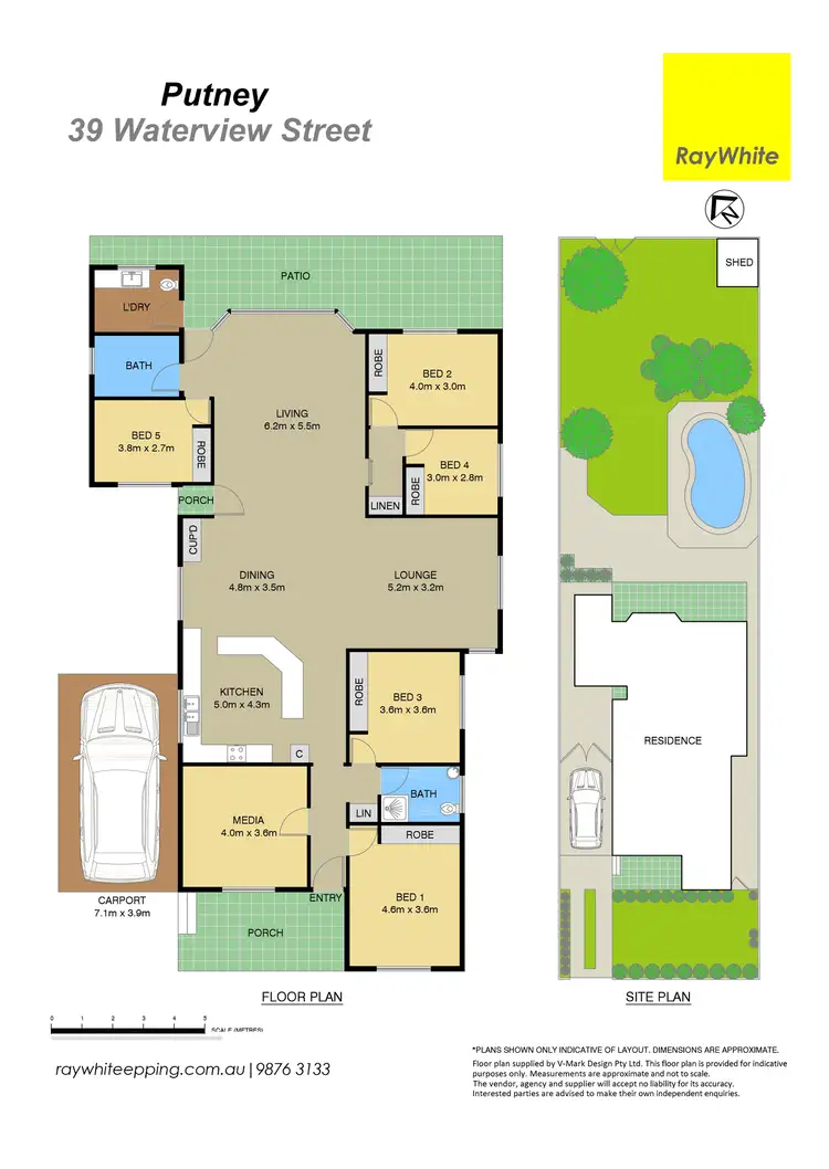 Floorplan of Homely house listing, 39 Waterview Street, Putney NSW 2112