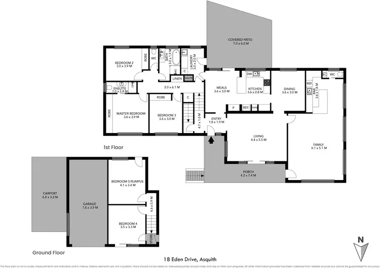 Floorplan of Homely house listing, 18 Eden Drive, Asquith NSW 2077