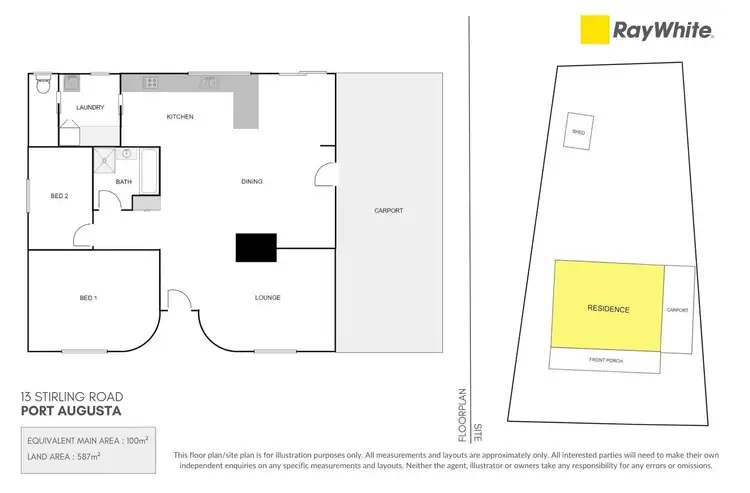Floorplan of Homely house listing, 13 Stirling Road, Port Augusta SA 5700