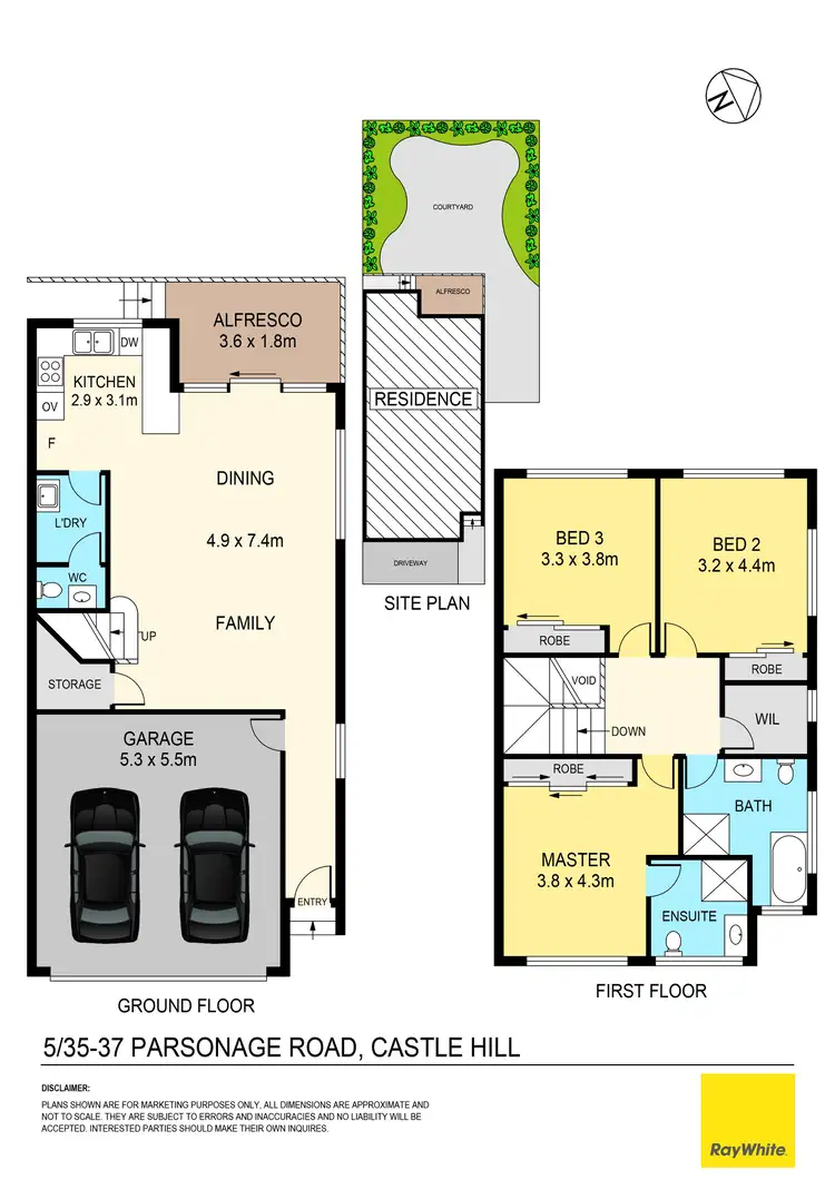 Floorplan of Homely townhouse listing, 5/35-37 Parsonage Road, Castle Hill NSW 2154
