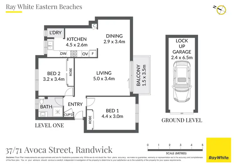 Floorplan of Homely apartment listing, 37/71 Avoca Street, Randwick NSW 2031