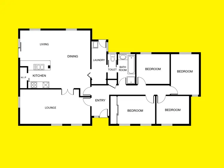 Floorplan of Homely house listing, 2 Mulga Street, Red Cliffs VIC 3496
