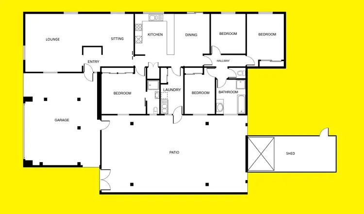 Floorplan of Homely house listing, 275 Eighth Street, Mildura VIC 3500