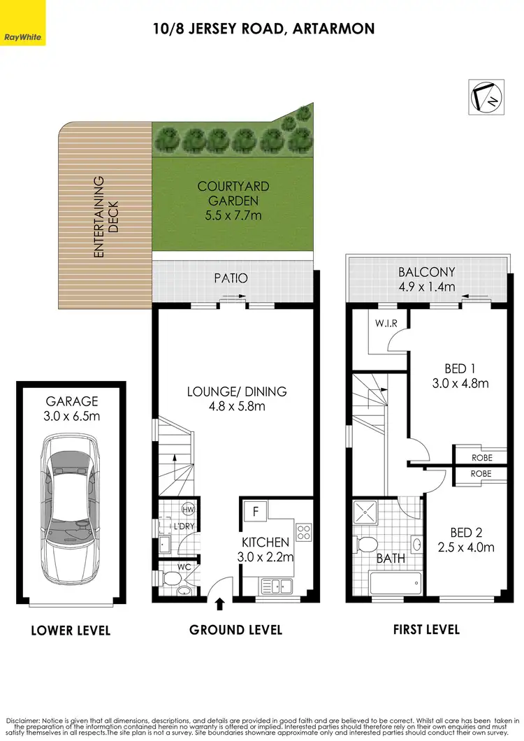 Floorplan of Homely apartment listing, 10/8 Jersey Road, Artarmon NSW 2064