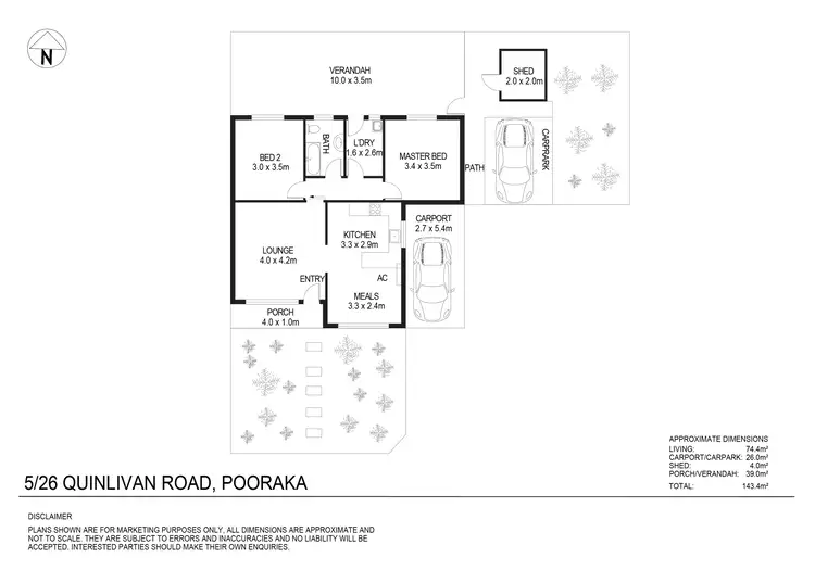 Floorplan of Homely house listing, 5/26 Quinlivan Road, Pooraka SA 5095
