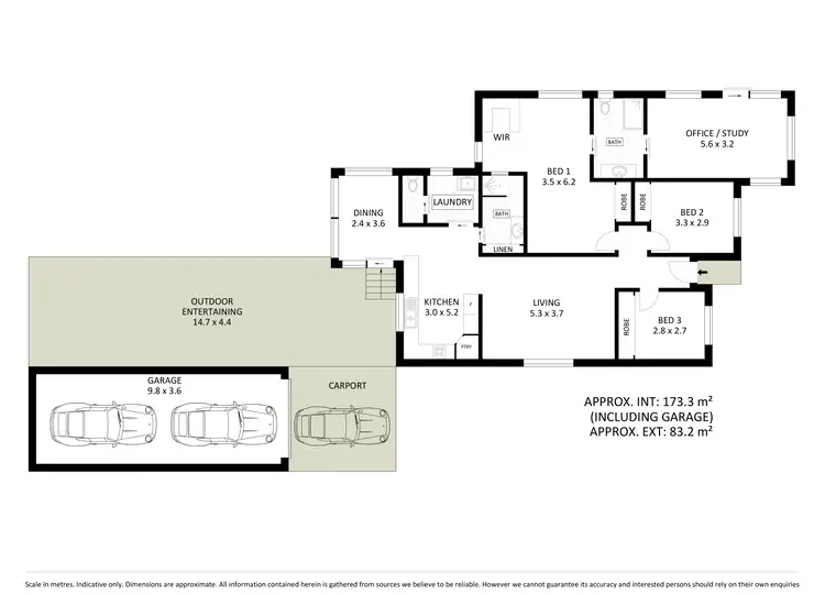 Floorplan of Homely house listing, 42 Little Lake Crescent, Warilla NSW 2528