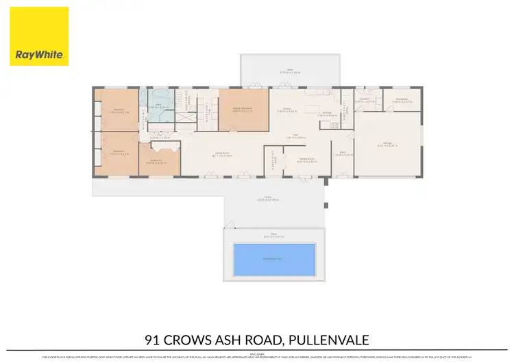 Floorplan of Homely house listing, 91 Crows Ash Road, Pullenvale QLD 4069
