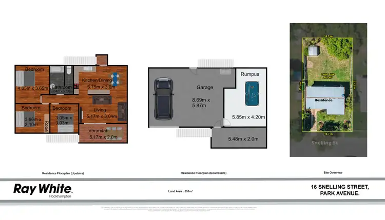 Floorplan of Homely house listing, 16 Snelling Street, Park Avenue QLD 4701