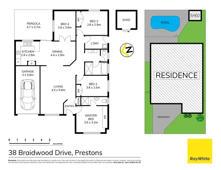 Floorplan of Homely house listing, 38 Braidwood Drive, Prestons NSW 2170